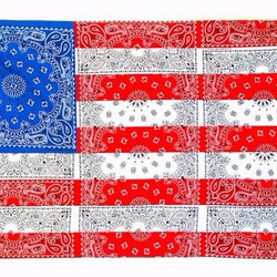 BANDANA FLAG MAT U.S.A 1枚目の画像