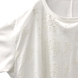 再販:フラワー刺繍BIGTシャツ 5枚目の画像