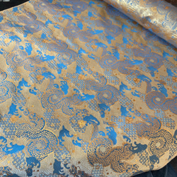 京都 西陣織り 金襴はぎれ 40cm 龍  全3色 4枚目の画像
