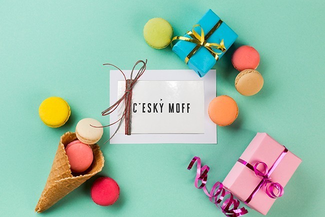 【送料込み】雲小紋柄天気ネクタイ オリジナルシルク/くもり/ロイヤルブルー