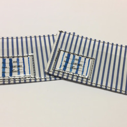 Sandwich card case -THOMAS MASON Stripe- ストライプ定期ケース 1枚目の画像