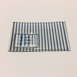 Sandwich card case -THOMAS MASON Stripe- ストライプ定期ケース 2枚目の画像