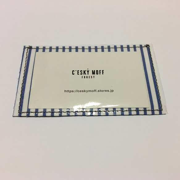 Sandwich card case -THOMAS MASON Stripe- ストライプ定期ケース 5枚目の画像