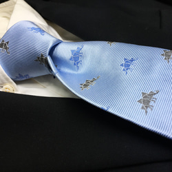 新品ステゴサウルス蝶ネクタイ ボウタイ ネイビー 小紋柄 ジラフ giraffe - 新品ステゴサウルス蝶ネクタイ ボウタイ ネイビー 小紋柄