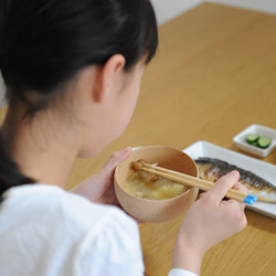 しらさぎ椀 M かえで ナチュラル 5枚目の画像