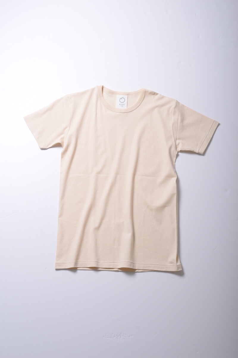 “人生で最高の一枚を” EIJI(エイジ）最高のクルーネックオーガンニックコットンTシャツ  オーガニック 10,032円
