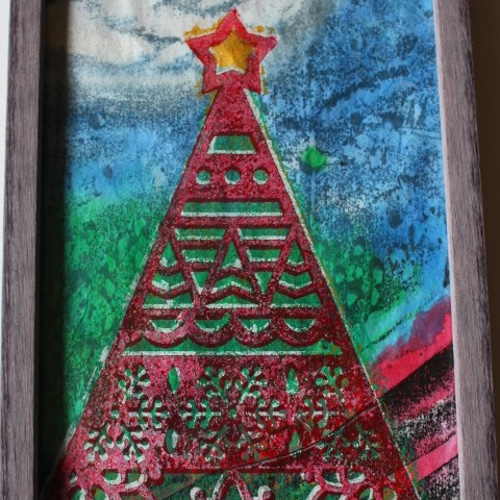 クリスマス「絵画2L判サイズ」