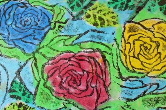 佐崎紘一 【薔薇】厚塗り油彩画 - メルカリ