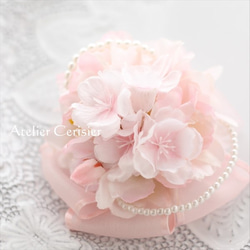 桜・さくら パール付 コサージュ＃１１ 入学式　卒業式 2枚目の画像