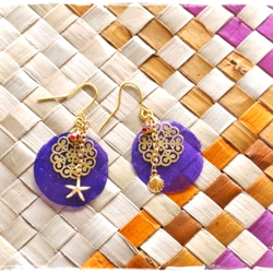 sale！◆◇purple＊◇＊Oriental＊vivit＊めっきピアス（エレガンス） 2枚目の画像