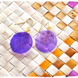 sale！◆◇purple＊◇＊Oriental＊vivit＊めっきピアス（エレガンス） 3枚目の画像