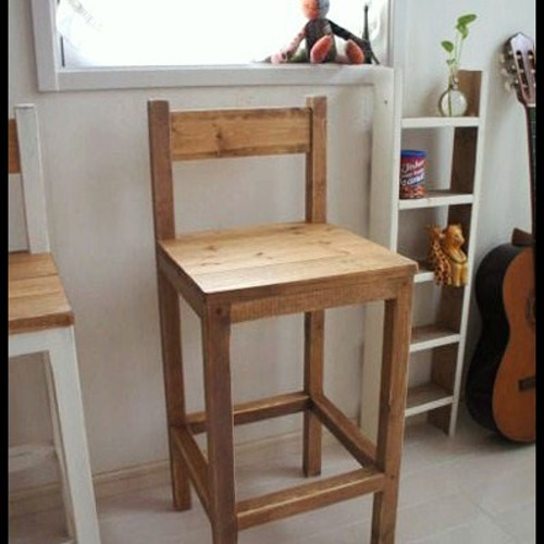 カントリーアンティーク調バーカウンタースツール椅子チェアイス