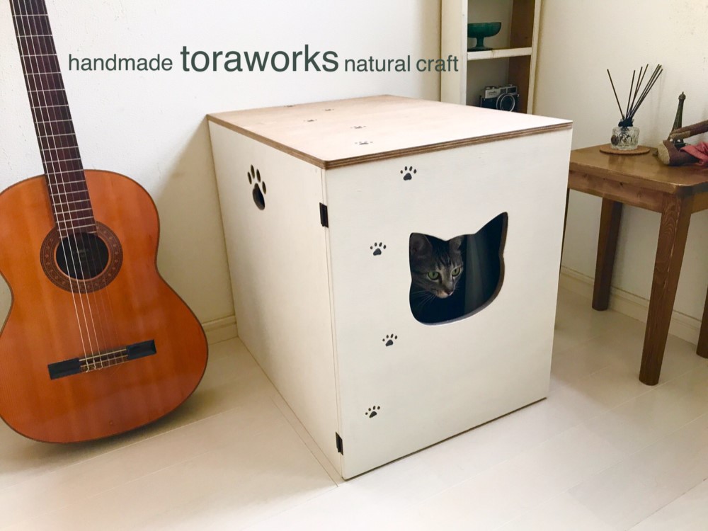 猫トイレ用 カバー♪ レトロ＆アンティーク風 家具