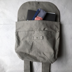 Mockney Rucksack モックニー　リュックサック　Sサイズ　ライトグレー/ピンク 2枚目の画像