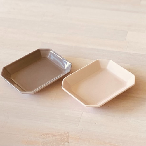 波佐見焼 Hachi-how M ピンク グレー 小皿 wazangama 通販 11667449