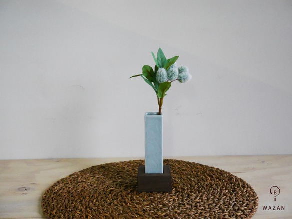 一輪挿し グレー1本（中） 一輪挿し・花瓶・花器 wazangama 通販