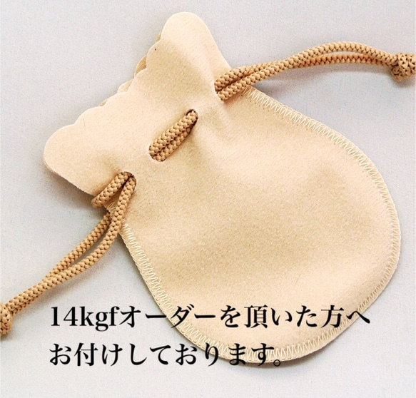 14kgf//コットンパールのボリュームネックレス 6枚目の画像