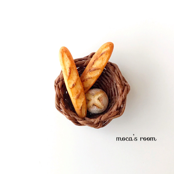 麵包店胸針《法國麵包與康帕涅》輕系列小禮物 第1張的照片