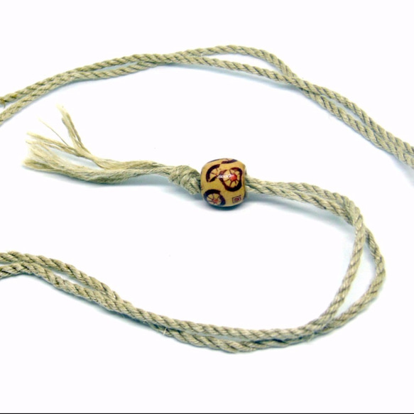 フラワーオブライフ・メビウスの輪　ネックレス（銅古美） 4枚目の画像