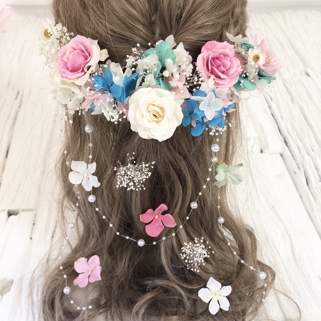 髪飾り　ヘッドドレス　キャンディーカラー