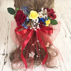 プリンセス　髪飾り　ヘッドドレス　BIGリボン 1枚目の画像