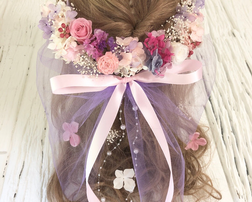 オーダー♡ブーケ 髪飾り ヘッドドレス 0_92342812f806701c55559fc81e4f