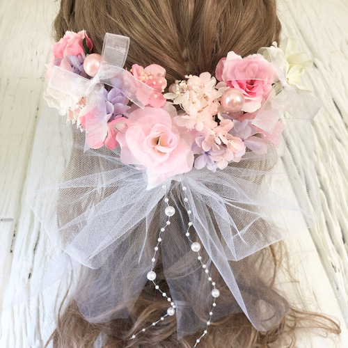 seetピンク リボンいっぱい髪飾り ヘッドドレス ヘッドドレス seetピンク リボンいっぱい髪飾り ヘッドドレス ヘッドドレス