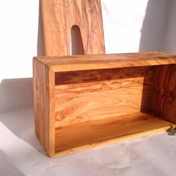 小豆島産オリーブの木　ティッシュBOX　2 3枚目の画像