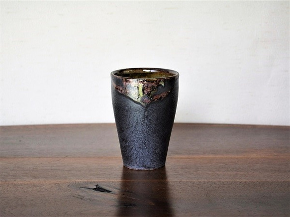 桜島釉ビアーカップ 1枚目の画像