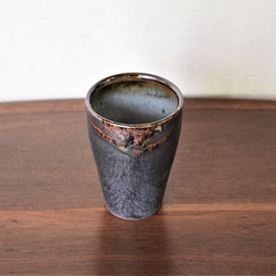 桜島釉ビアーカップ 2枚目の画像