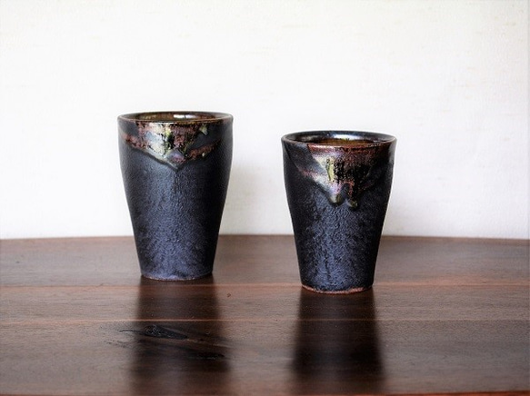 桜島釉ビアーカップ 5枚目の画像
