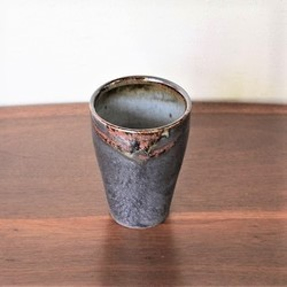 「父の日」桜島釉ビアーカップ 1枚目の画像