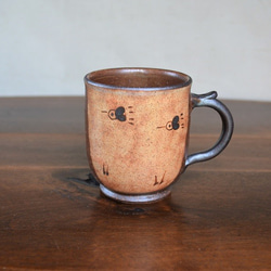 チュンチュン　鉄絵マグカップ(丸) 1枚目の画像