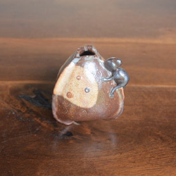 お猿さん　三面花瓶(一輪挿し・小) 3枚目の画像