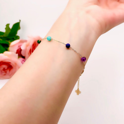 【scene10】unify  Chakra bracelet   -ユニファイ チャクラブレスレット-14KGF 2枚目の画像