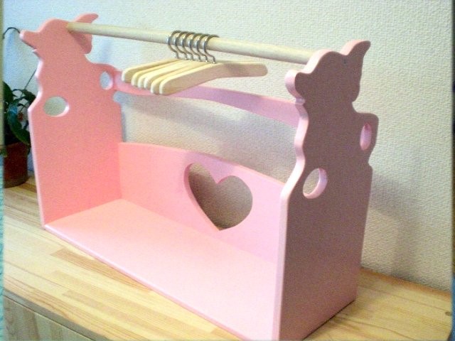 チワワちゃんハンガーラック　ハンガー付　わんちゃん堂オリジナルデザイン