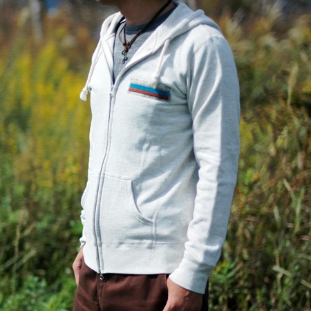 プリントジップパーカー　KOKOPELLI　W-12058　オートミール　Ｍ