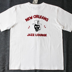 半袖Ｔシャツ　刺繍　NEW ORLEANS　W-20024　ホワイト　M 1枚目の画像