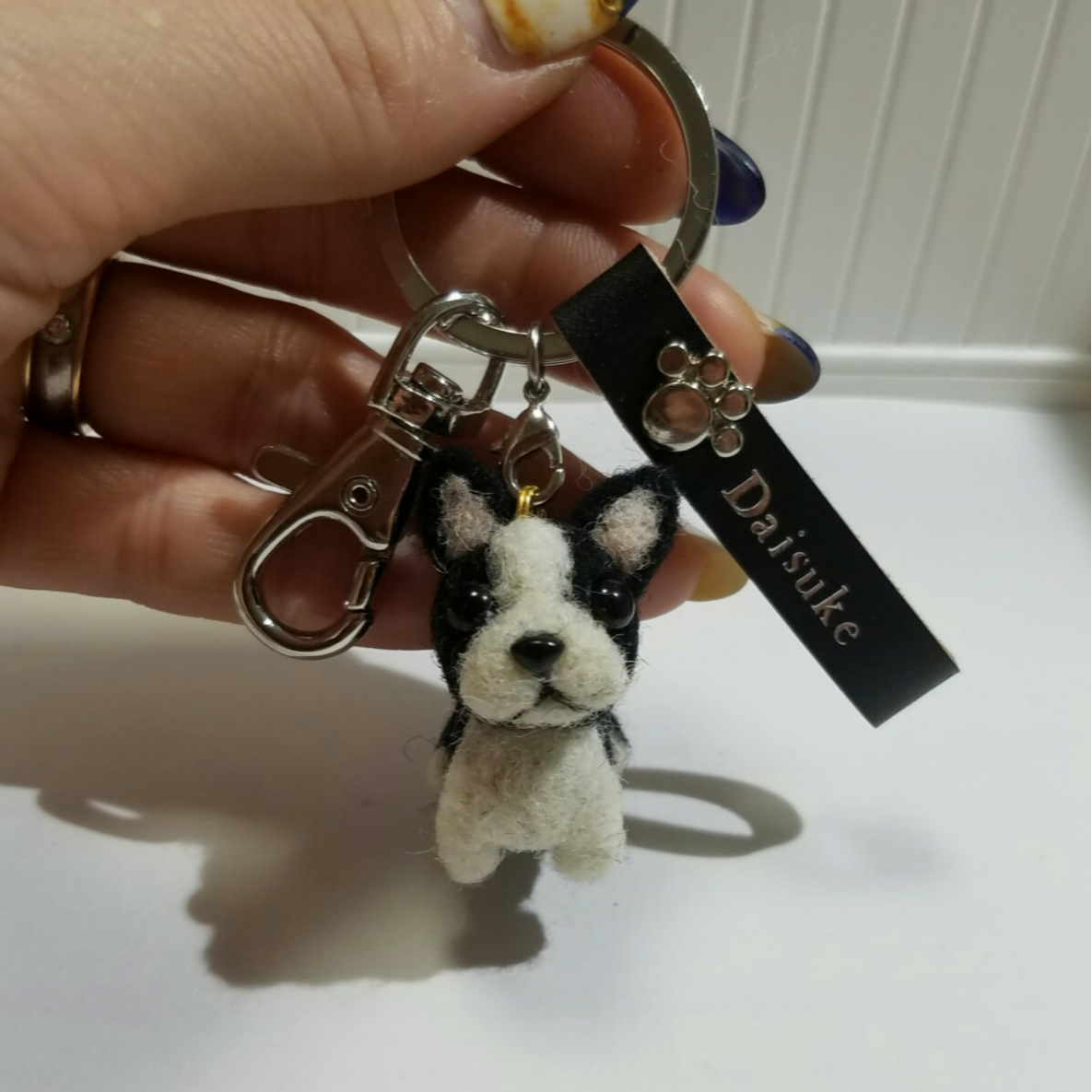 ハンドメイド作品】あみぐるみ ミニチュアシュナウザー ふわふわ