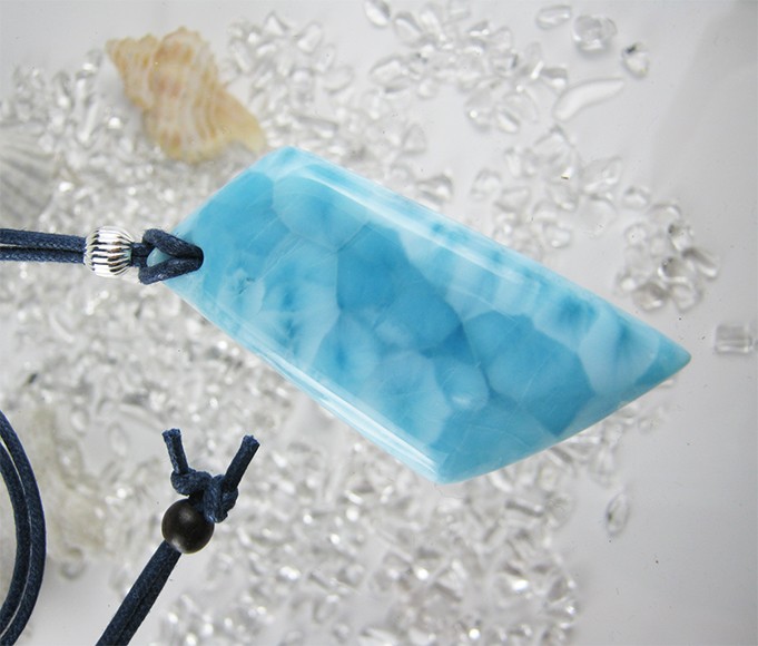 イルカのいる海  naked79 ラリマー  ペンダント simple【送料無料】いるか ドルフィン