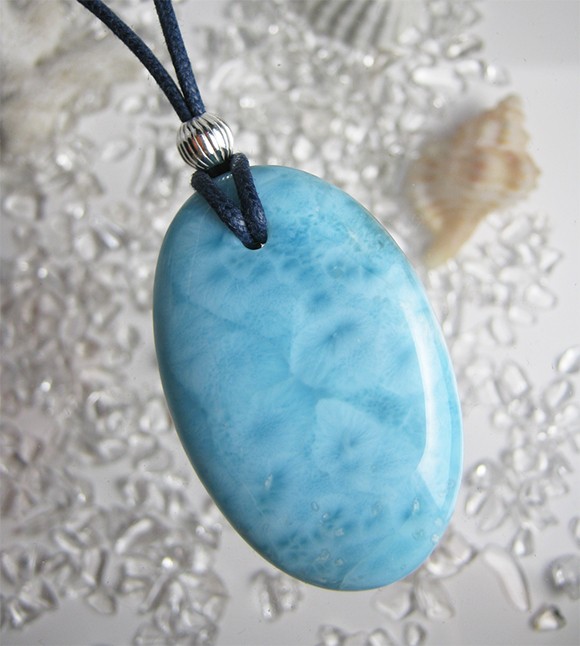 イルカのいる海  naked80 ラリマー  ペンダント simple【送料無料】いるか ドルフィン