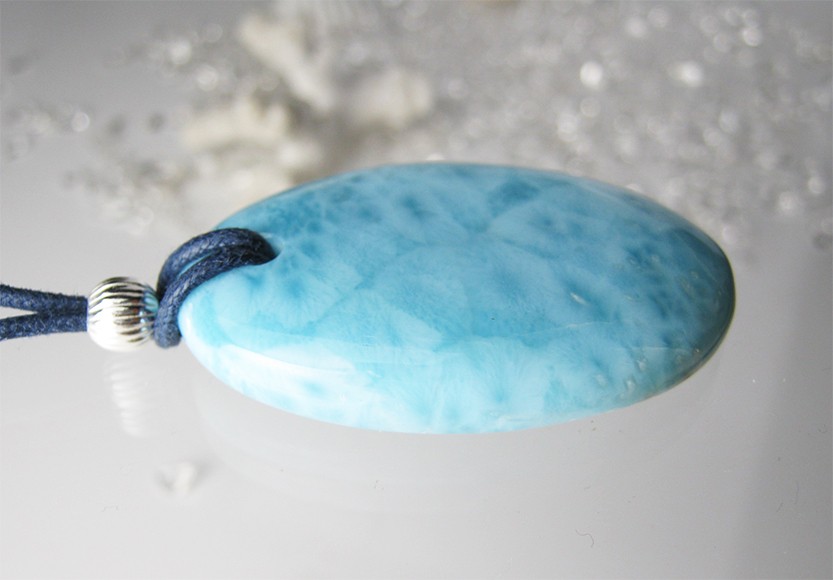 イルカのいる海  naked80 ラリマー  ペンダント simple【送料無料】いるか ドルフィン