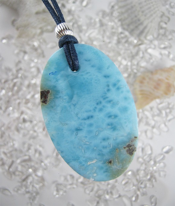 イルカのいる海  naked80 ラリマー  ペンダント simple【送料無料】いるか ドルフィン