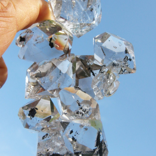 クラスター（ハーキマー水晶）