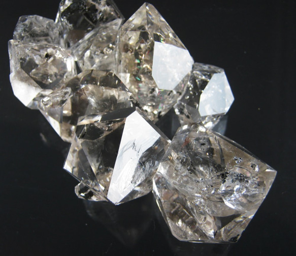 ハーキマー水晶 202g NYの鉱山オーナーから直輸入　HKM025 herkimer ハーキマーダイヤモンド 原石 4枚目の画像