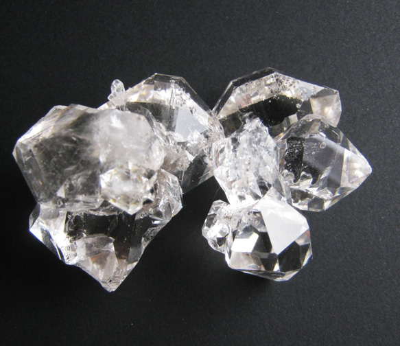 ハーキマー水晶 61.5g NYの鉱山オーナーから直輸入　HKM026 herkimer ハーキマーダイヤモンド 原石 6枚目の画像