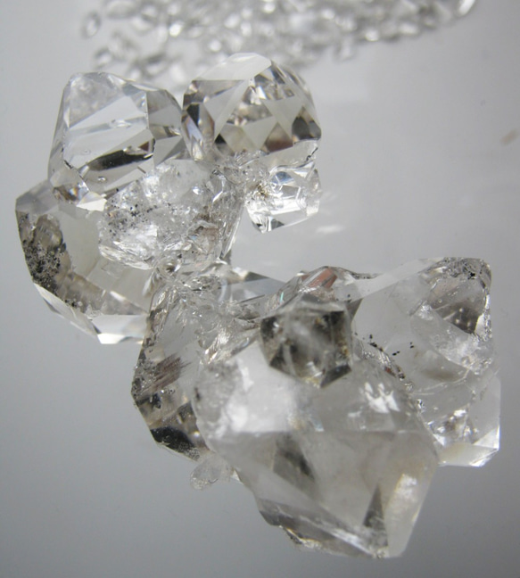 ハーキマー水晶 61.5g NYの鉱山オーナーから直輸入　HKM026 herkimer ハーキマーダイヤモンド 原石 8枚目の画像