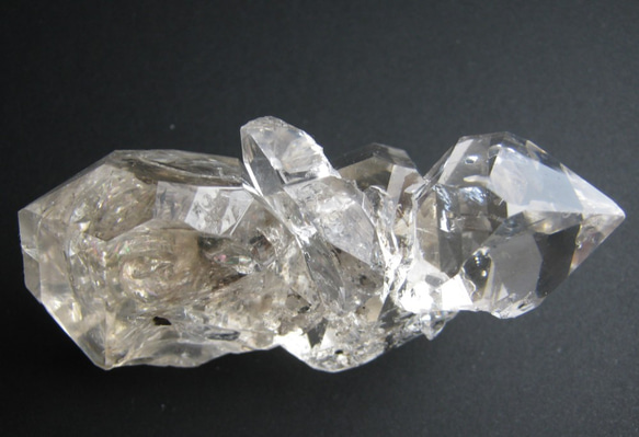 ハーキマー水晶 165g NYの鉱山オーナーから直輸入　HKM029 herkimer ハーキマーダイヤモンド 原石 3枚目の画像