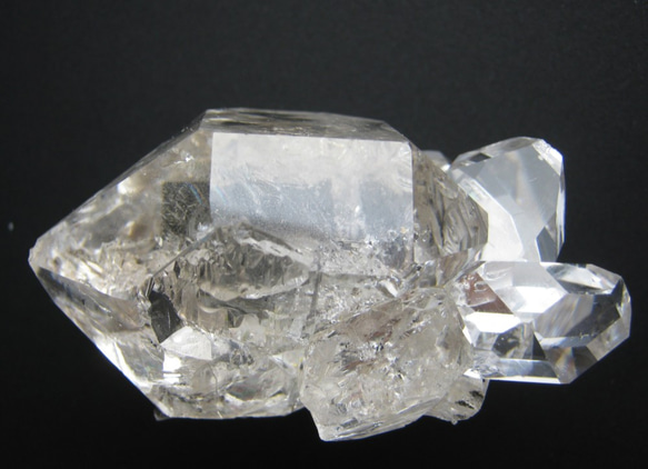 ハーキマー水晶 140g NYの鉱山オーナーから直輸入　HKM030 herkimer 原石 ハーキマーダイヤモンド 4枚目の画像