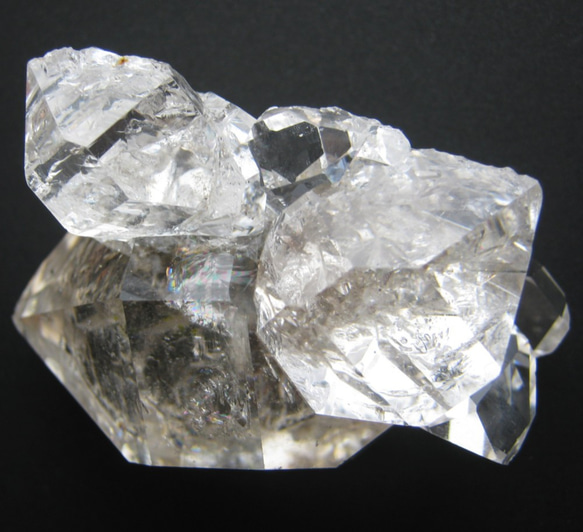 ハーキマー水晶 140g NYの鉱山オーナーから直輸入　HKM030 herkimer 原石 ハーキマーダイヤモンド 6枚目の画像